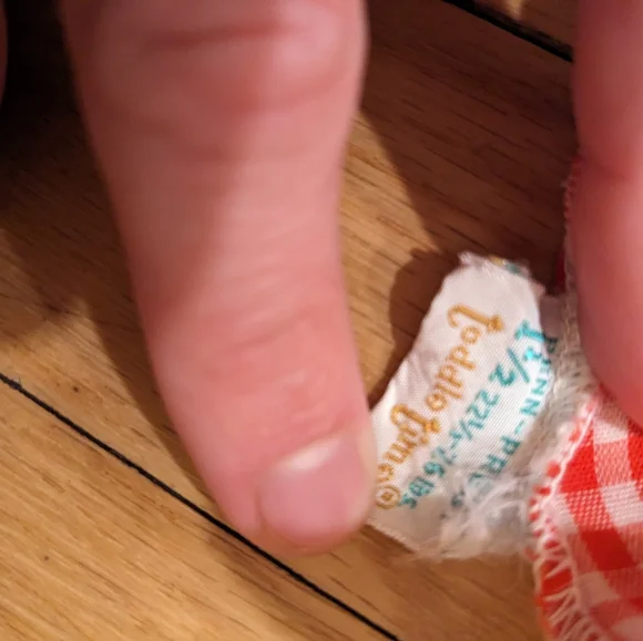 Vintage JC Penney's  Toddle Time Gingham Ruffle Romper - Picture 8 of 8